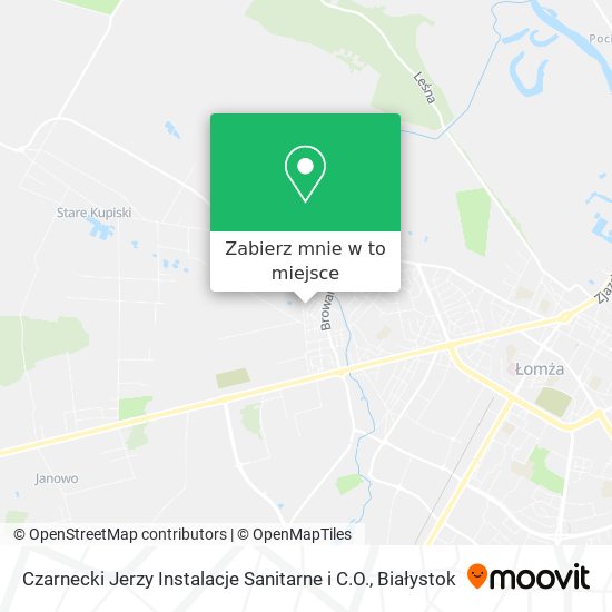Mapa Czarnecki Jerzy Instalacje Sanitarne i C.O.