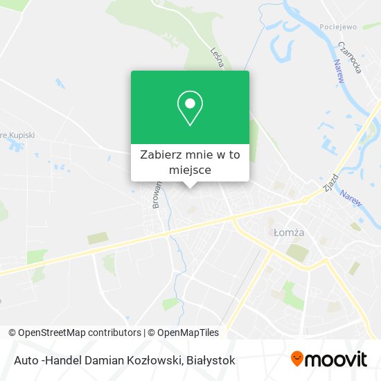 Mapa Auto -Handel Damian Kozłowski