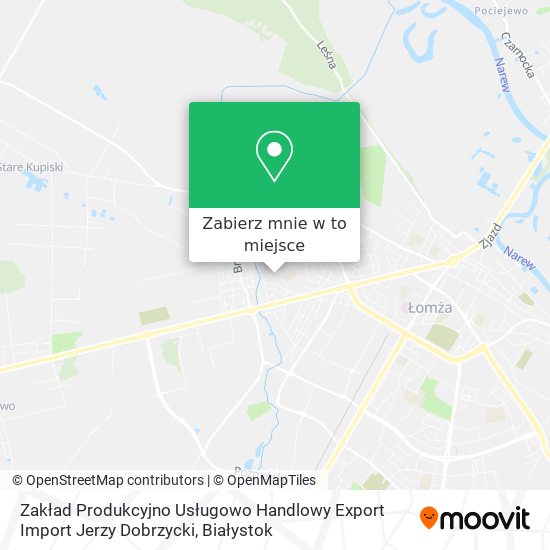 Mapa Zakład Produkcyjno Usługowo Handlowy Export Import Jerzy Dobrzycki