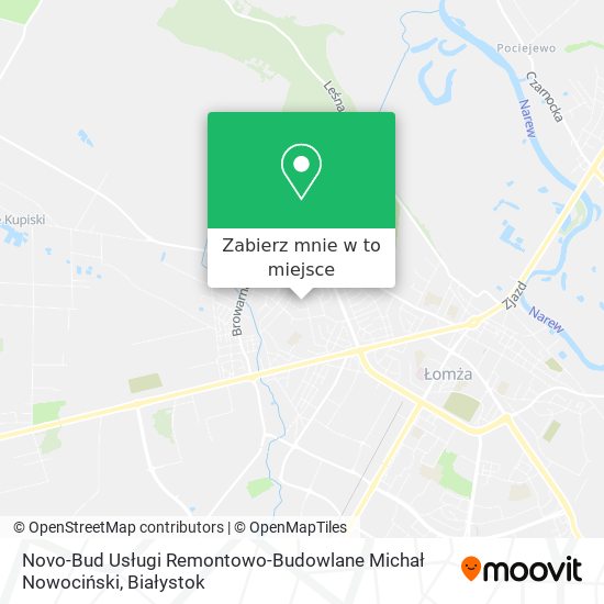 Mapa Novo-Bud Usługi Remontowo-Budowlane Michał Nowociński