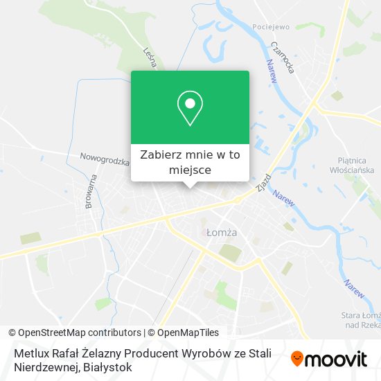 Mapa Metlux Rafał Żelazny Producent Wyrobów ze Stali Nierdzewnej