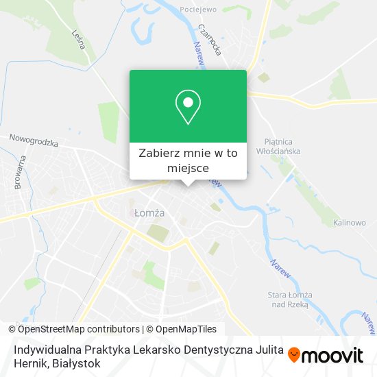 Mapa Indywidualna Praktyka Lekarsko Dentystyczna Julita Hernik