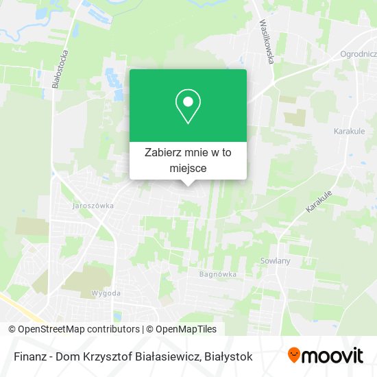 Mapa Finanz - Dom Krzysztof Białasiewicz