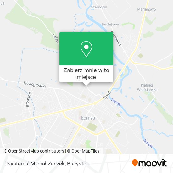 Mapa Isystems' Michał Zaczek