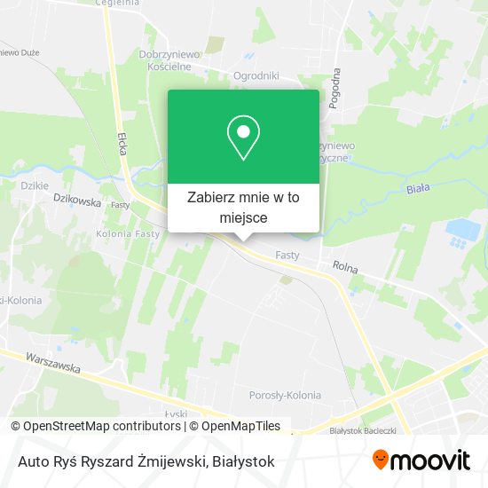 Mapa Auto Ryś Ryszard Żmijewski