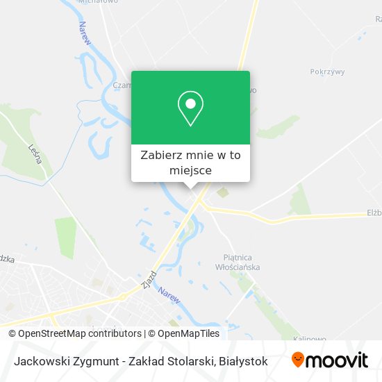 Mapa Jackowski Zygmunt - Zakład Stolarski