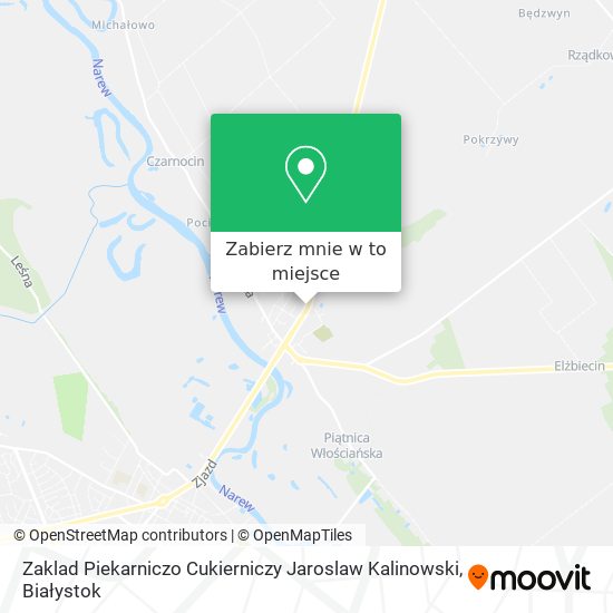Mapa Zaklad Piekarniczo Cukierniczy Jaroslaw Kalinowski