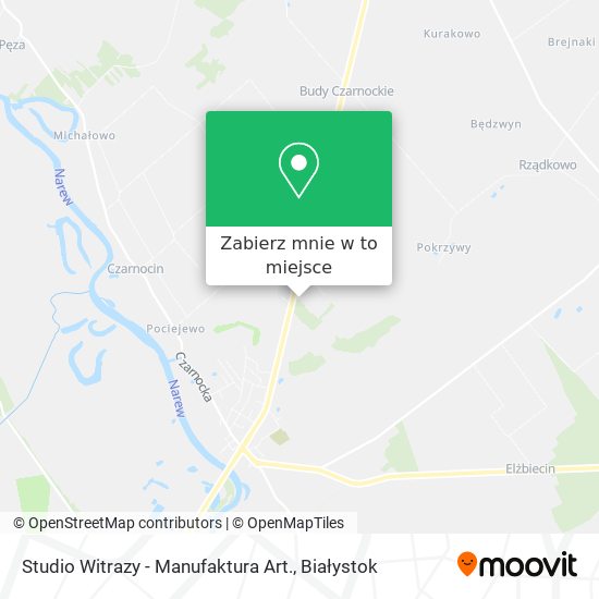 Mapa Studio Witrazy - Manufaktura Art.