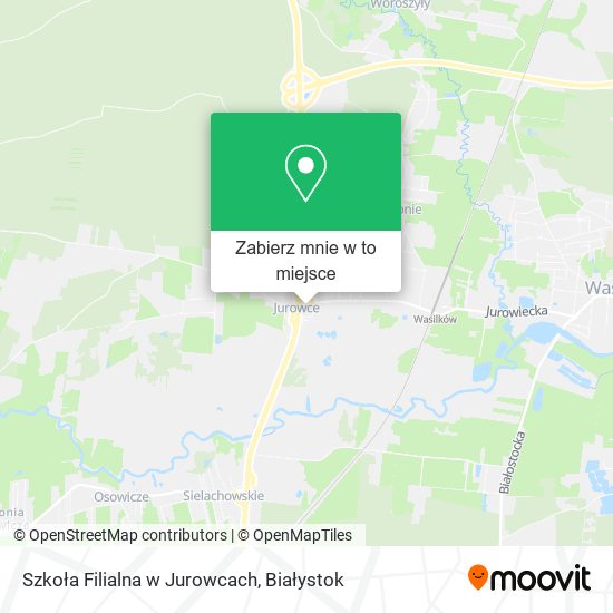 Mapa Szkoła Filialna w Jurowcach