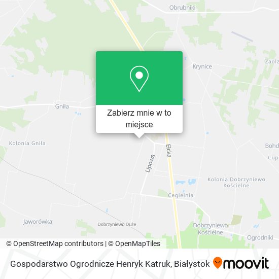 Mapa Gospodarstwo Ogrodnicze Henryk Katruk
