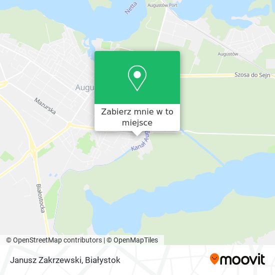 Mapa Janusz Zakrzewski