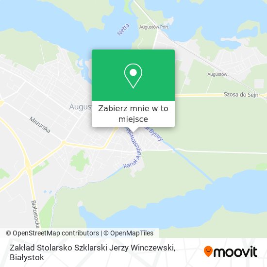 Mapa Zakład Stolarsko Szklarski Jerzy Winczewski