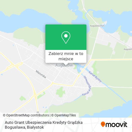 Mapa Auto Grant Ubezpieczenia Kredyty Grądzka Bogusława