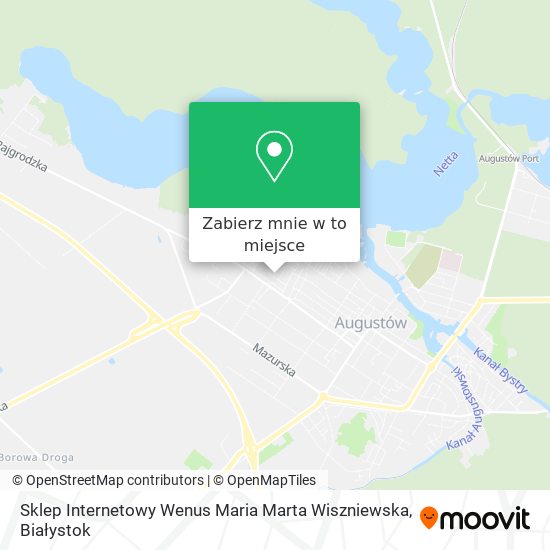 Mapa Sklep Internetowy Wenus Maria Marta Wiszniewska
