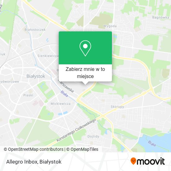 Mapa Allegro Inbox