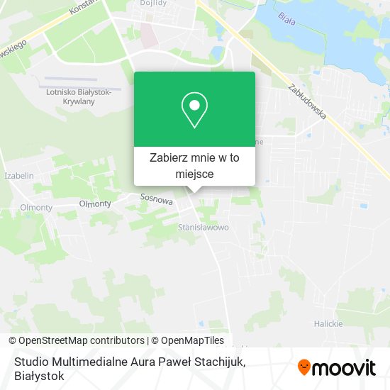 Mapa Studio Multimedialne Aura Paweł Stachijuk