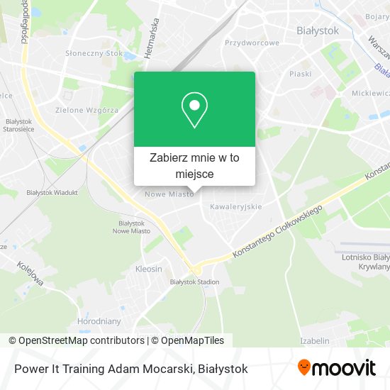 Mapa Power It Training Adam Mocarski