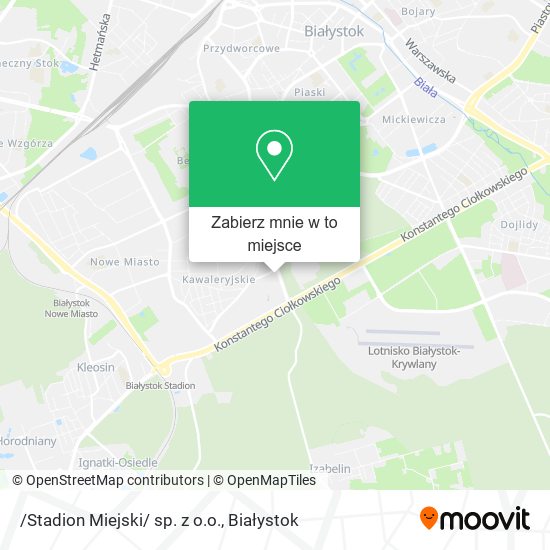 Mapa /Stadion Miejski/ sp. z o.o.