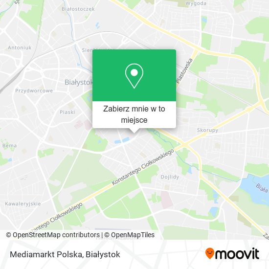 Mapa Mediamarkt Polska