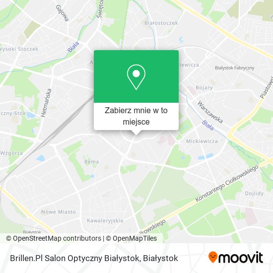 Mapa Brillen.Pl Salon Optyczny Białystok