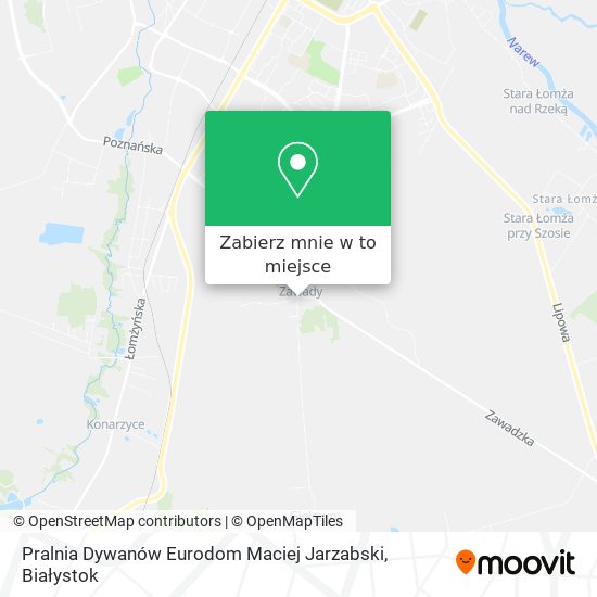Mapa Pralnia Dywanów Eurodom Maciej Jarzabski