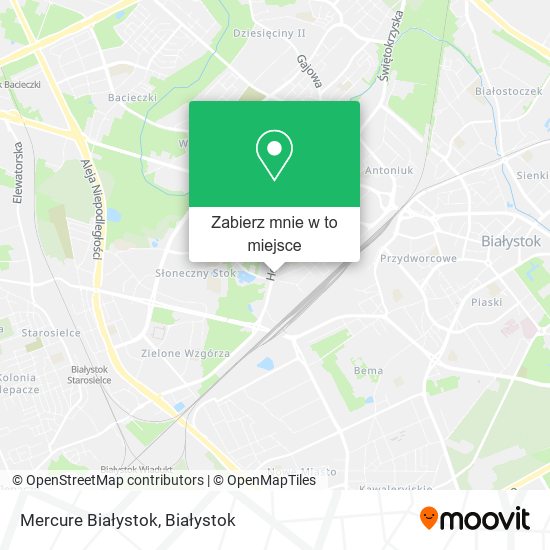 Mapa Mercure Białystok