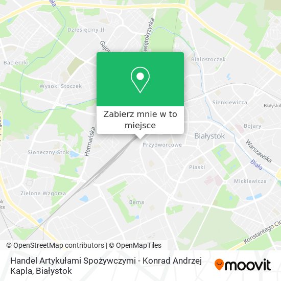 Mapa Handel Artykułami Spożywczymi - Konrad Andrzej Kapla