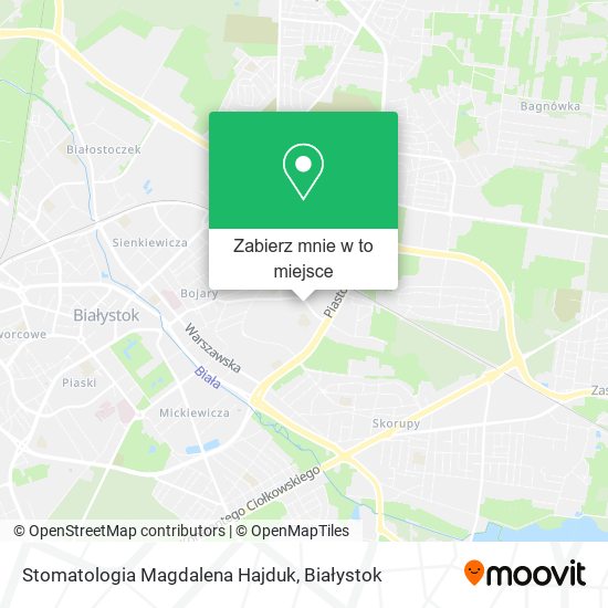 Mapa Stomatologia Magdalena Hajduk