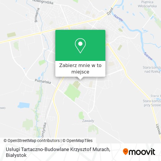 Mapa Usługi Tartaczno-Budowlane Krzysztof Murach