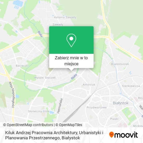 Mapa Kiluk Andrzej Pracownia Architektury, Urbanistyki i Planowania Przestrzennego