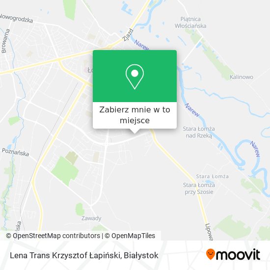 Mapa Lena Trans Krzysztof Łapiński