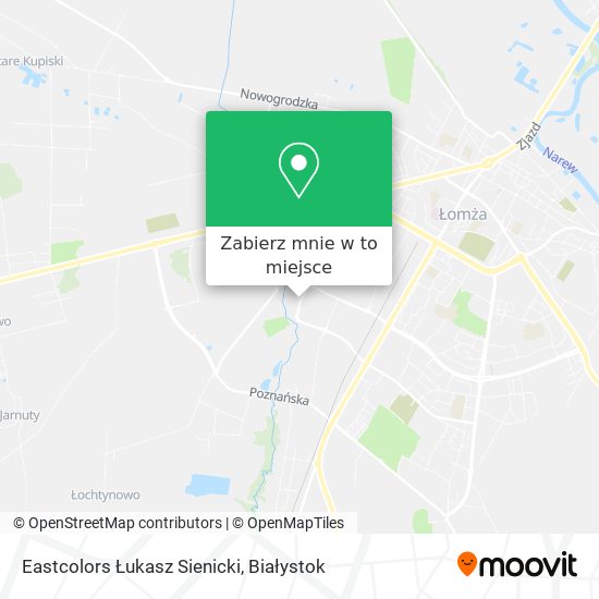 Mapa Eastcolors Łukasz Sienicki