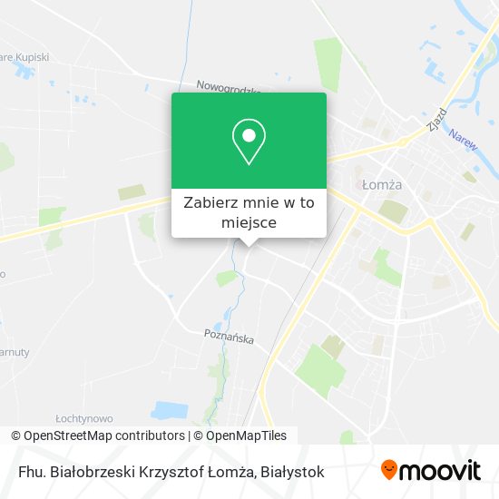Mapa Fhu. Białobrzeski Krzysztof Łomża