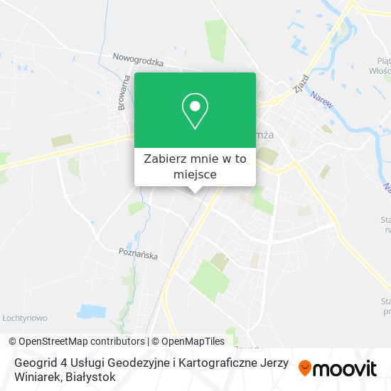 Mapa Geogrid 4 Usługi Geodezyjne i Kartograficzne Jerzy Winiarek