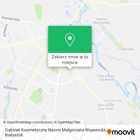 Mapa Gabinet Kosmetyczny Naomi Małgorzata Wojewoda