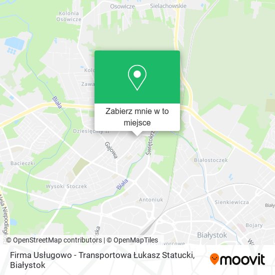 Mapa Firma Usługowo - Transportowa Łukasz Statucki