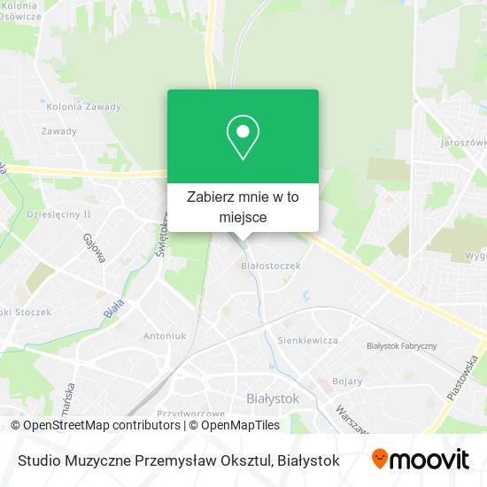 Mapa Studio Muzyczne Przemysław Oksztul