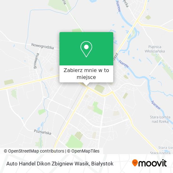 Mapa Auto Handel Dikon Zbigniew Wasik