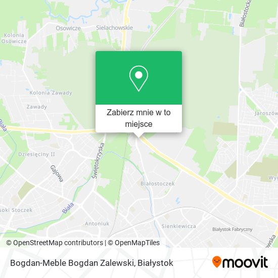Mapa Bogdan-Meble Bogdan Zalewski