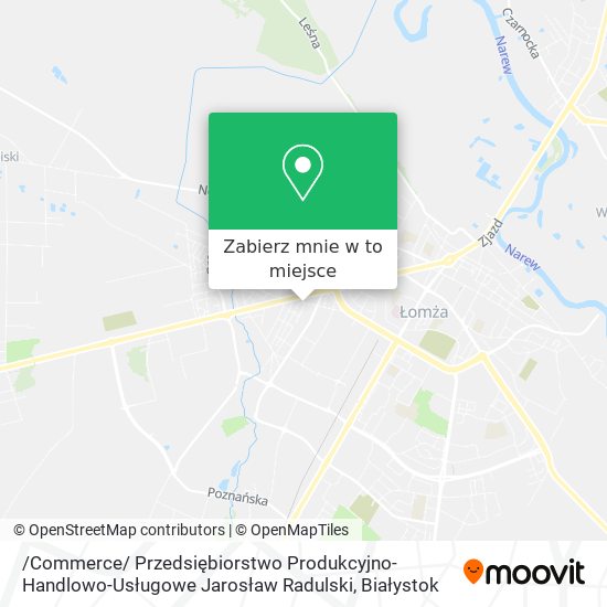 Mapa /Commerce/ Przedsiębiorstwo Produkcyjno-Handlowo-Usługowe Jarosław Radulski
