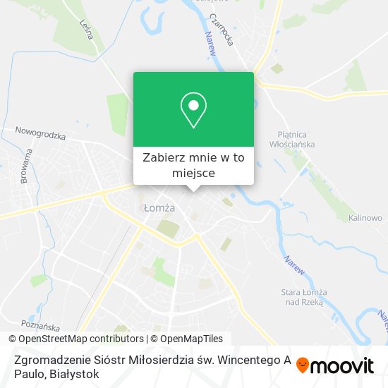 Mapa Zgromadzenie Sióstr Miłosierdzia św. Wincentego A Paulo