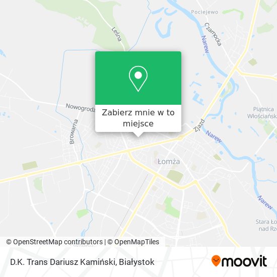 Mapa D.K. Trans Dariusz Kamiński