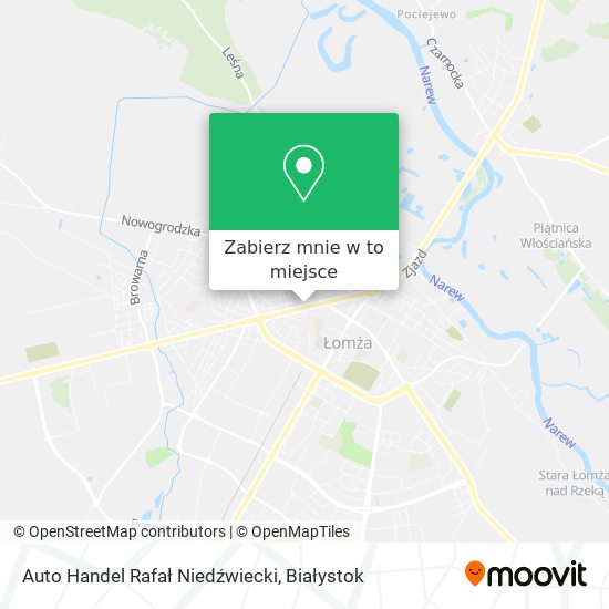 Mapa Auto Handel Rafał Niedźwiecki