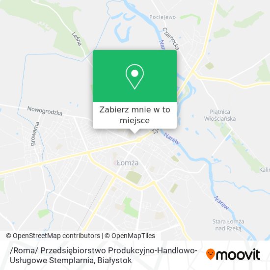 Mapa /Roma/ Przedsiębiorstwo Produkcyjno-Handlowo-Usługowe Stemplarnia