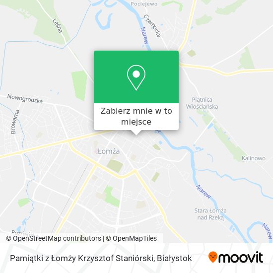 Mapa Pamiątki z Łomży Krzysztof Staniórski