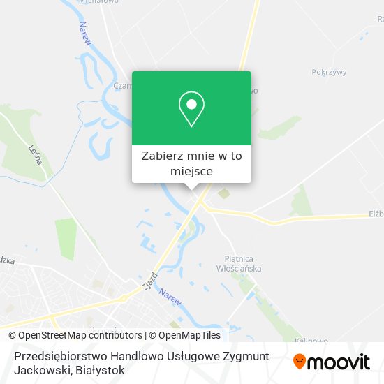 Mapa Przedsiębiorstwo Handlowo Usługowe Zygmunt Jackowski