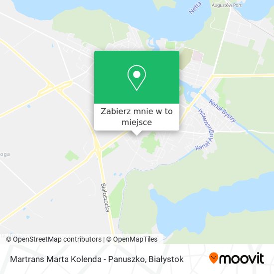 Mapa Martrans Marta Kolenda - Panuszko