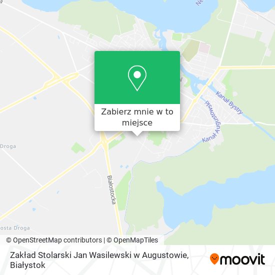 Mapa Zakład Stolarski Jan Wasilewski w Augustowie