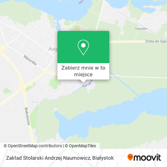 Mapa Zakład Stolarski Andrzej Naumowicz