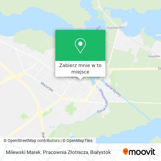 Mapa Milewski Marek. Pracownia Złotnicza